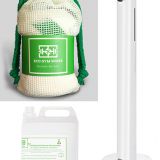 Eco Gym Wipes 3 pack (x30), Disinfectant Dispensers (x3) & Disinfectant (5L)